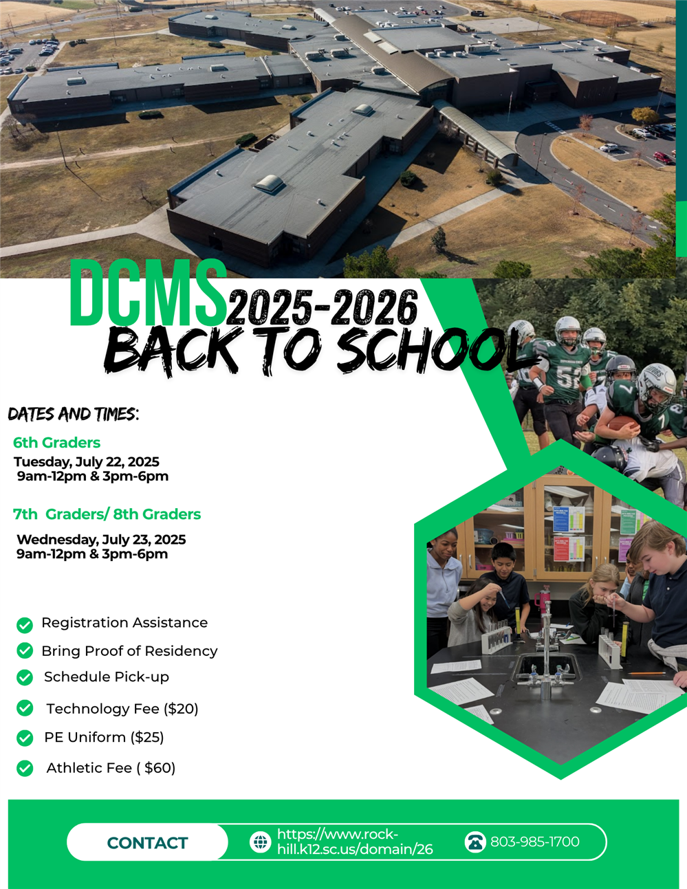  Back to School Information